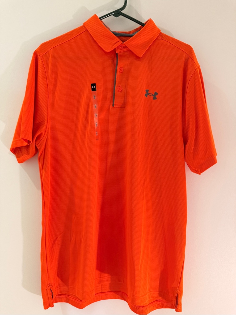 Under Armour Men's Bright Orange Performance Polo Shirt